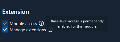 can always access